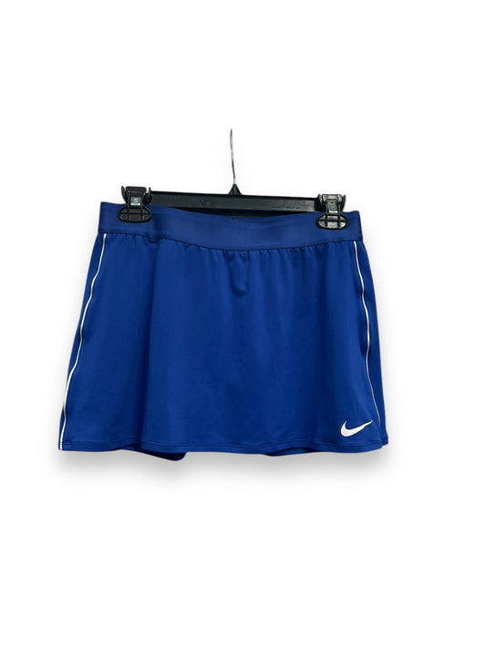 Athletic Skort By Nike Apparel In Blue, Size: M