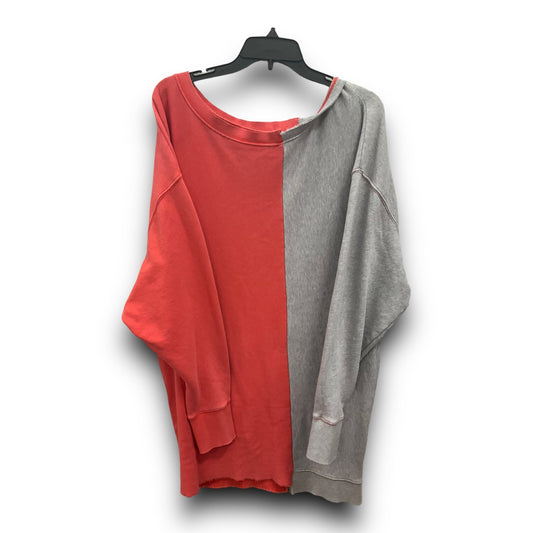 Grey & Red Dress Casual Short Free People, Size M