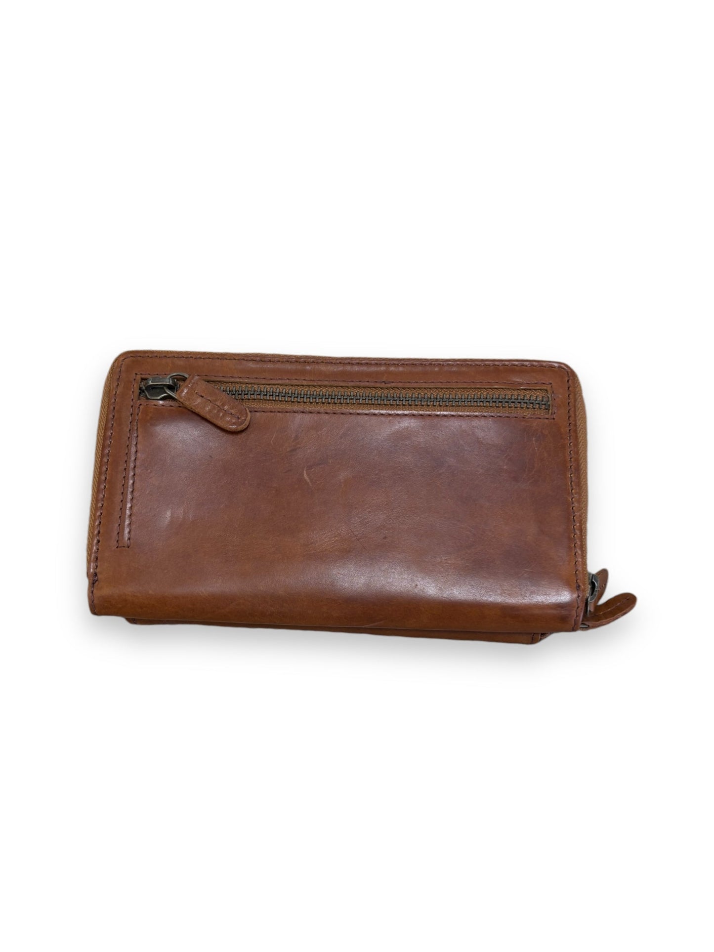 Wallet Leather By Cma, Size: Medium