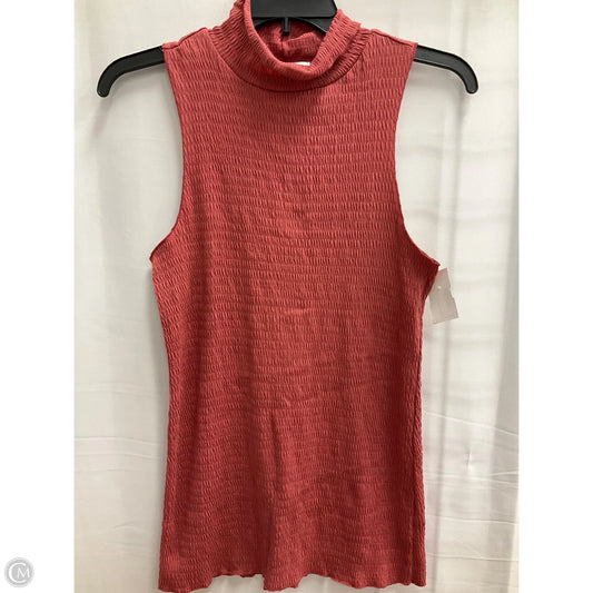Tunic Sleeveless By Who What Wear In Pink, Size: M