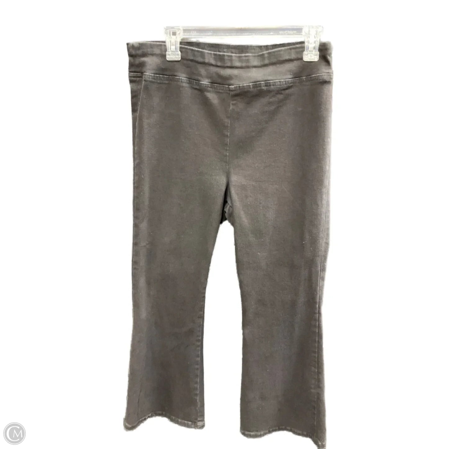 Jeans Flared By Frame In Black Denim, Size: 2