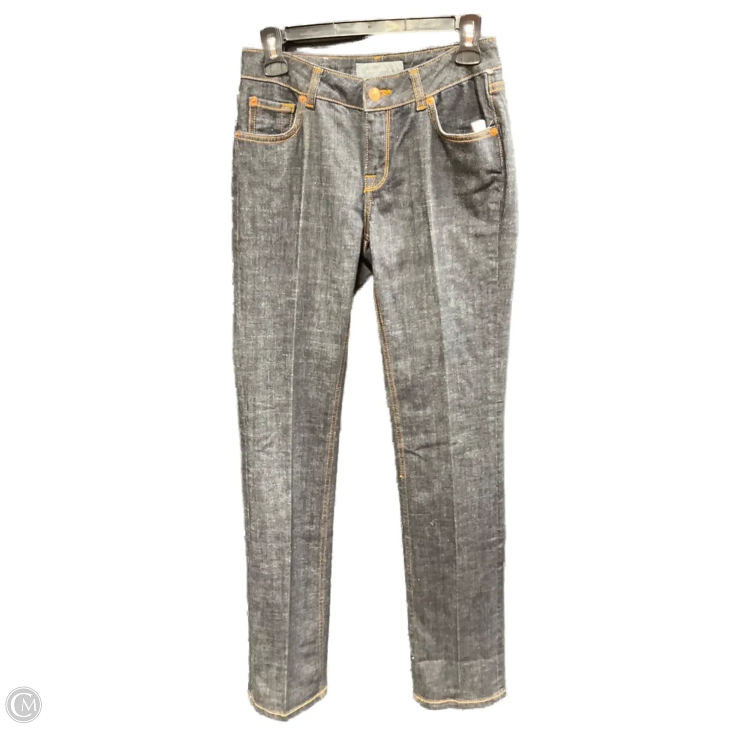 Jeans Straight By Zara Women In Blue Denim, Size: 8