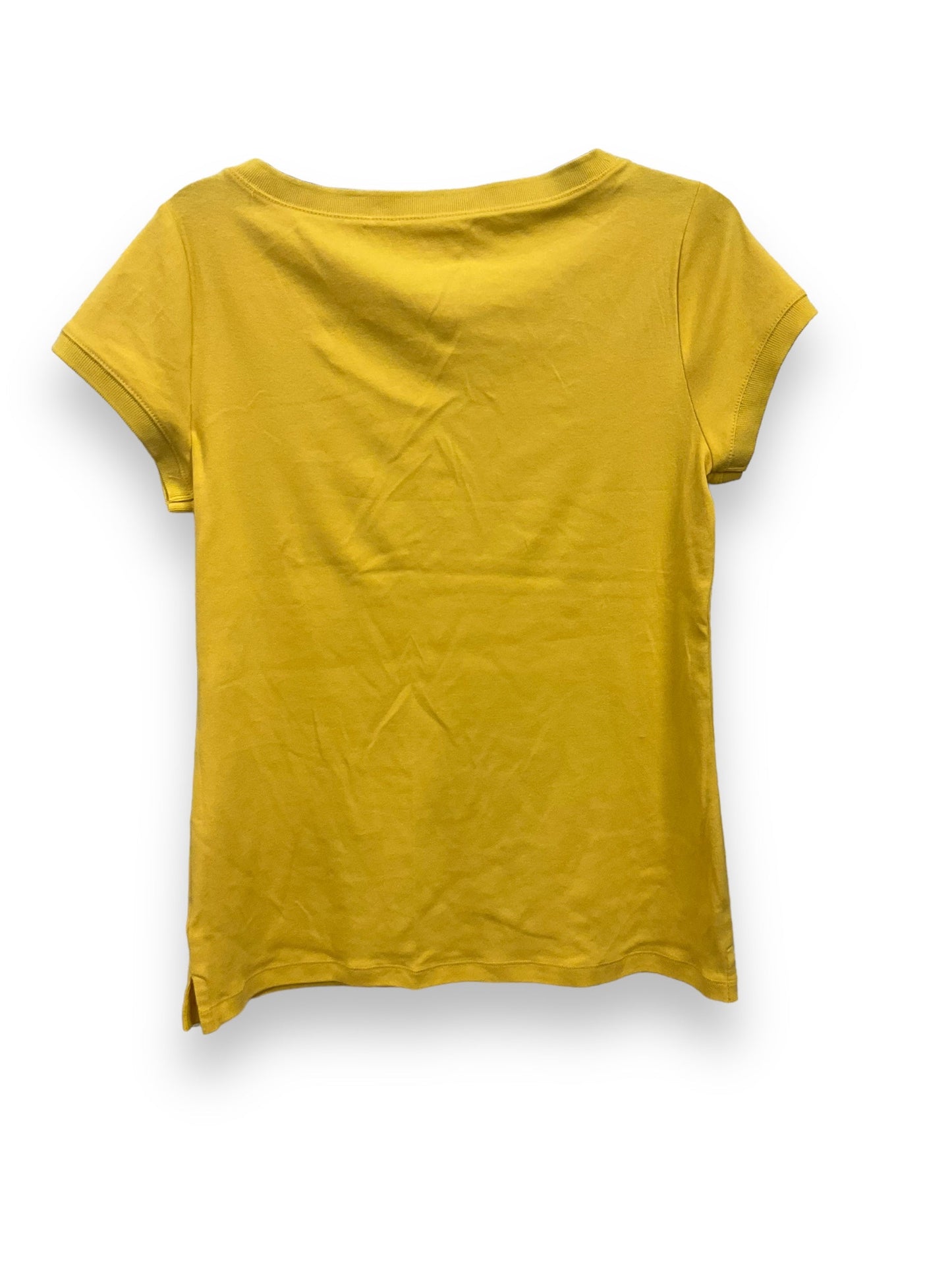 Yellow Top Short Sleeve Talbots, Size M