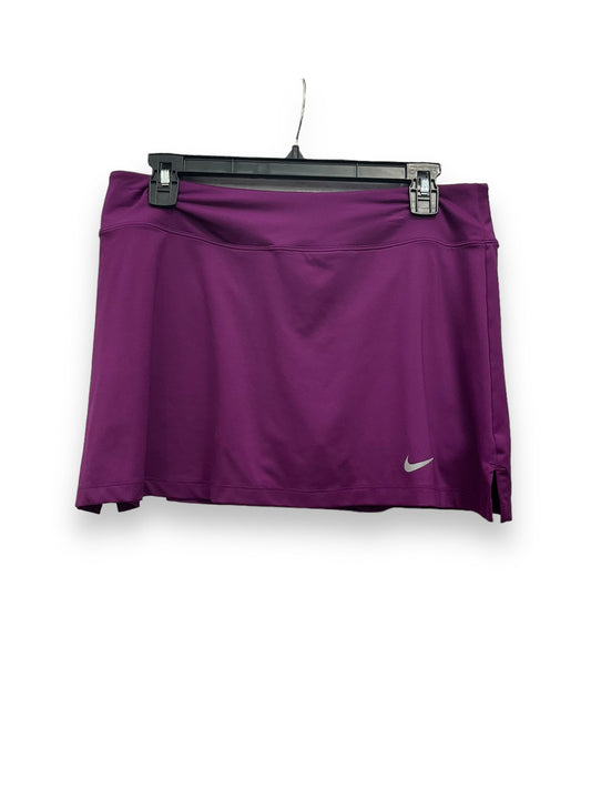 Purple Athletic Skort Nike Apparel, Size L