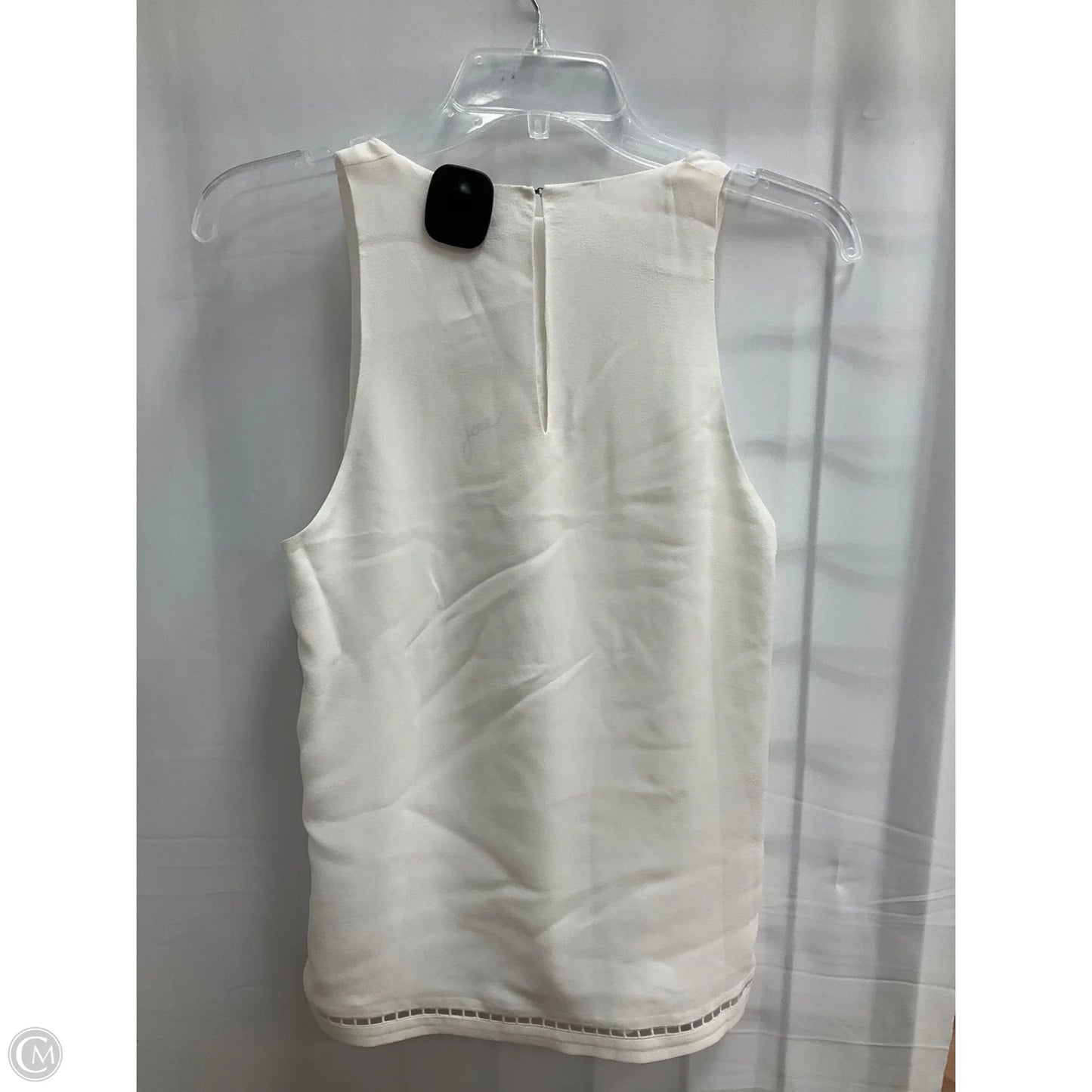 Blouse Sleeveless By Joie In White, Size: M