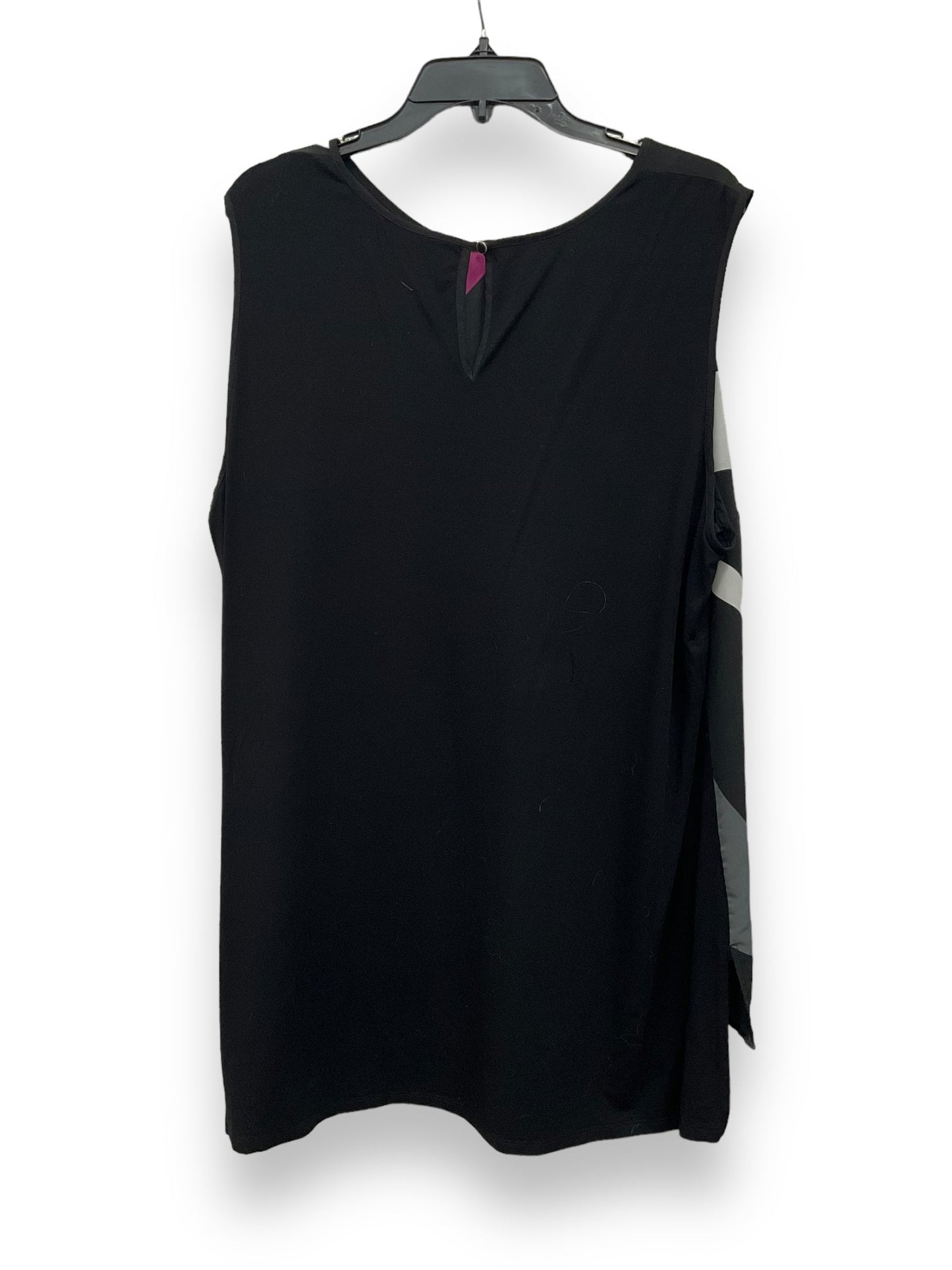 Black Blouse Sleeveless Vince Camuto, Size 2x