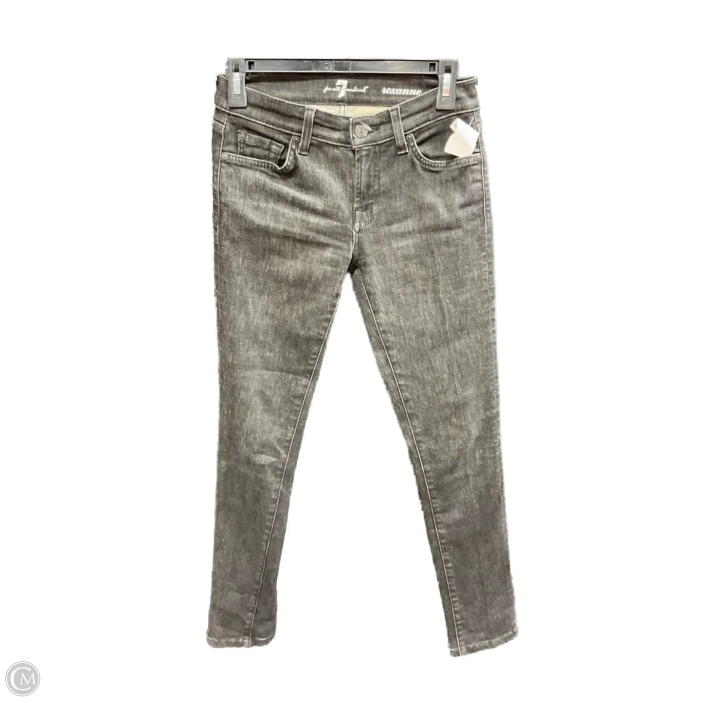 Jeans Straight By 7 For All Mankind In Black, Size: 2