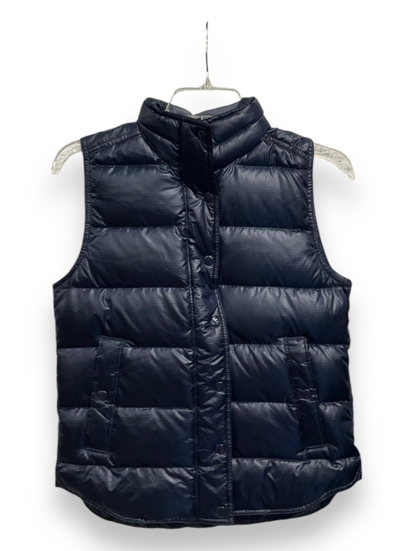 Vest Puffer & Quilted By J. Crew In Blue, Size: Xs