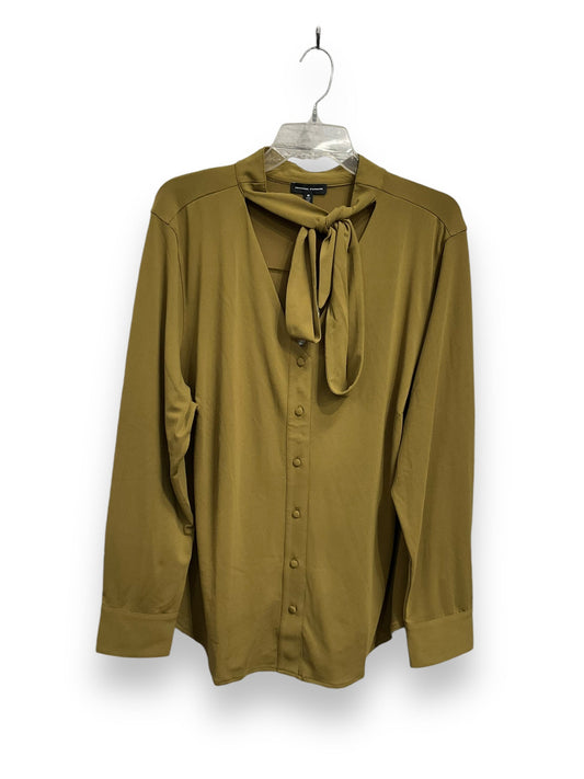 Blouse Long Sleeve By Cmb In Green, Size: M