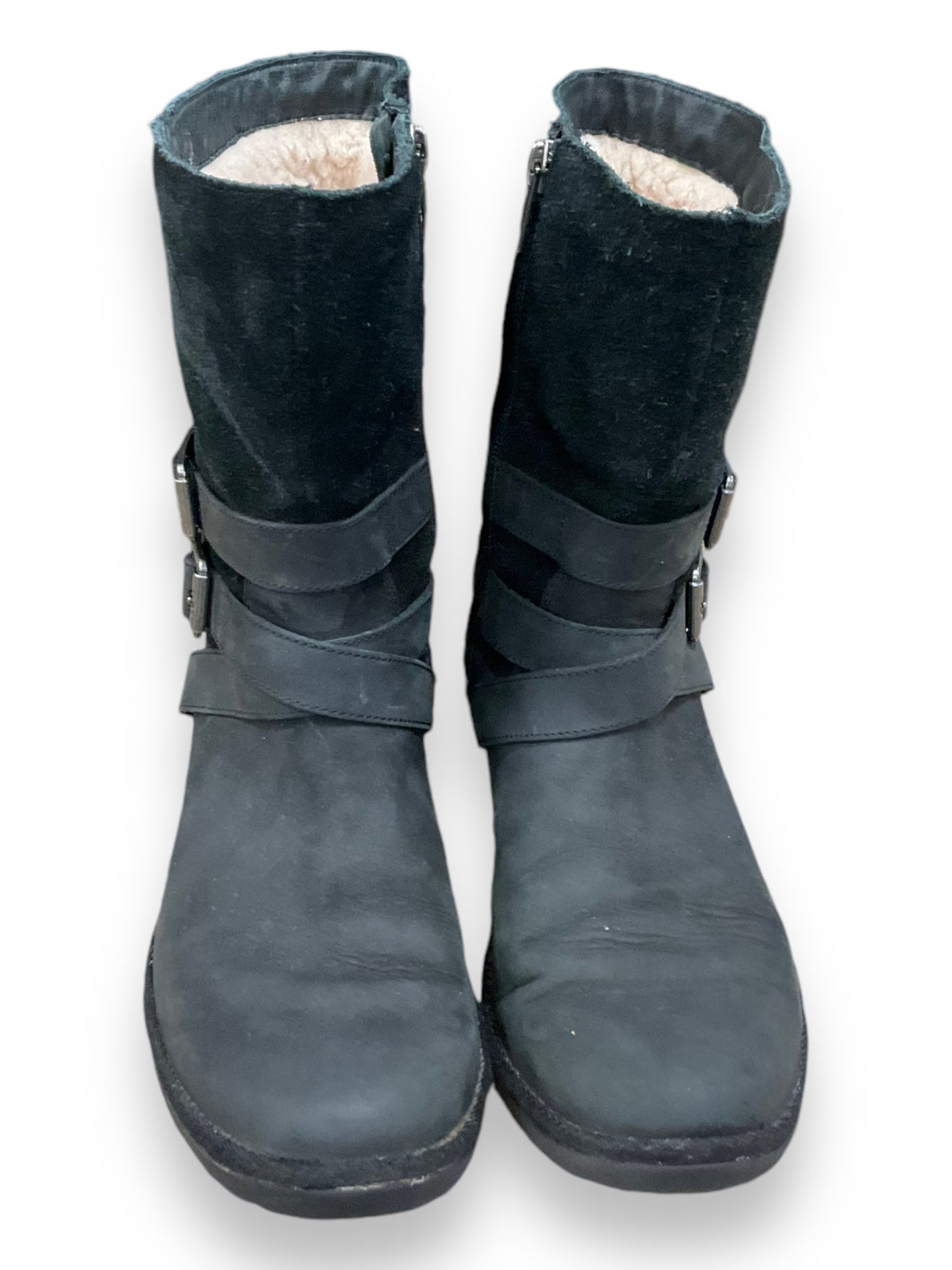 Boots Designer By Ugg In Black, Size: 7