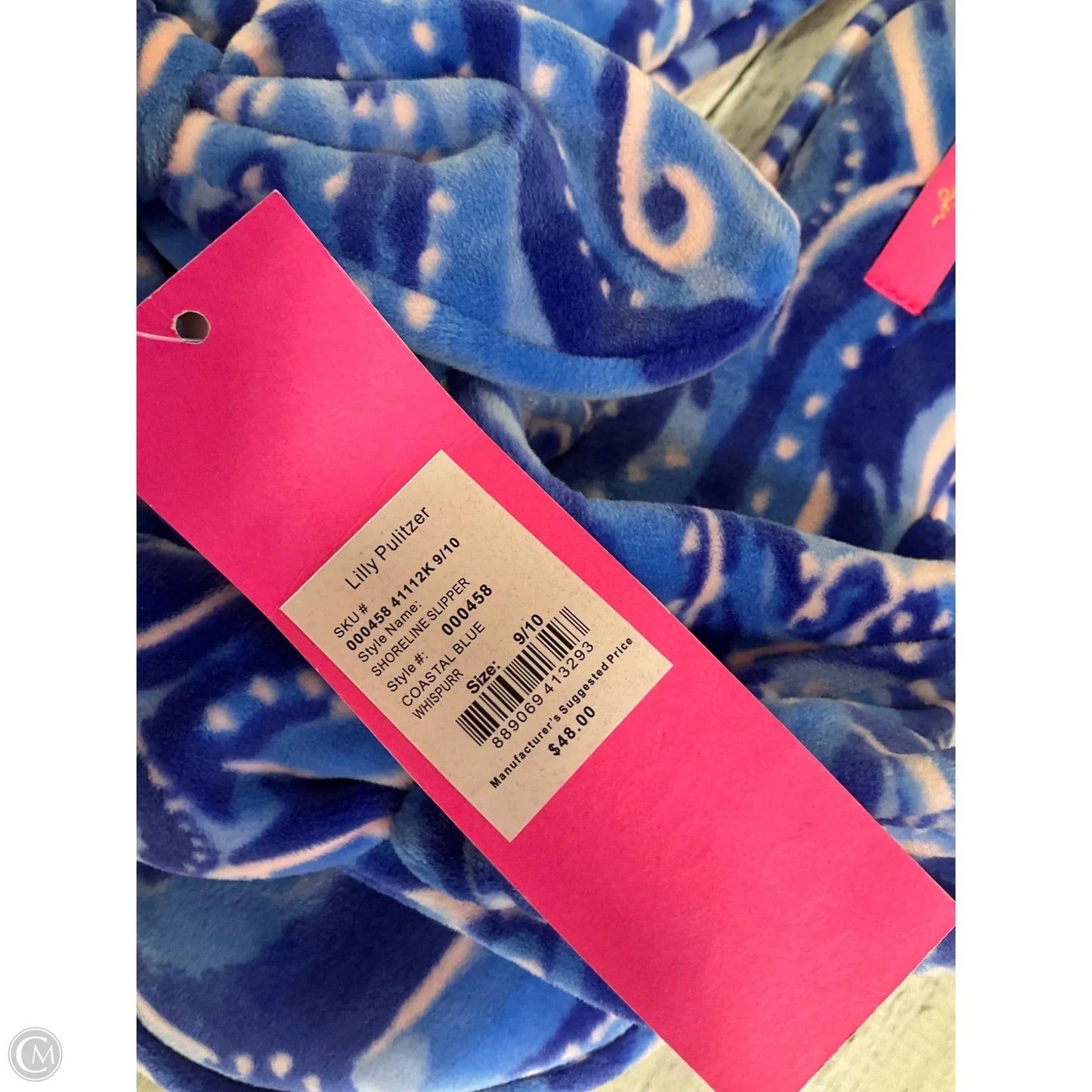 Slippers Designer By Lilly Pulitzer In Blue