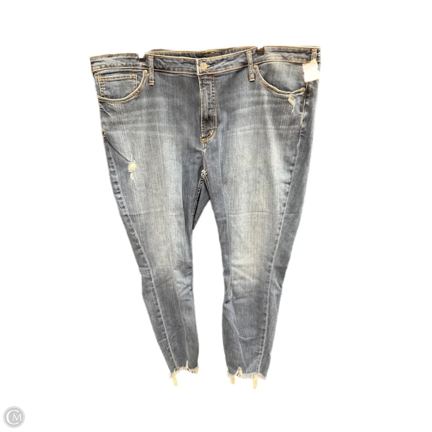 Jeans Skinny By Silver In Blue Denim, Size: 24