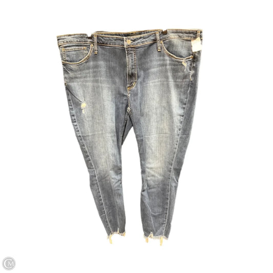 Jeans Skinny By Silver In Blue Denim, Size: 24