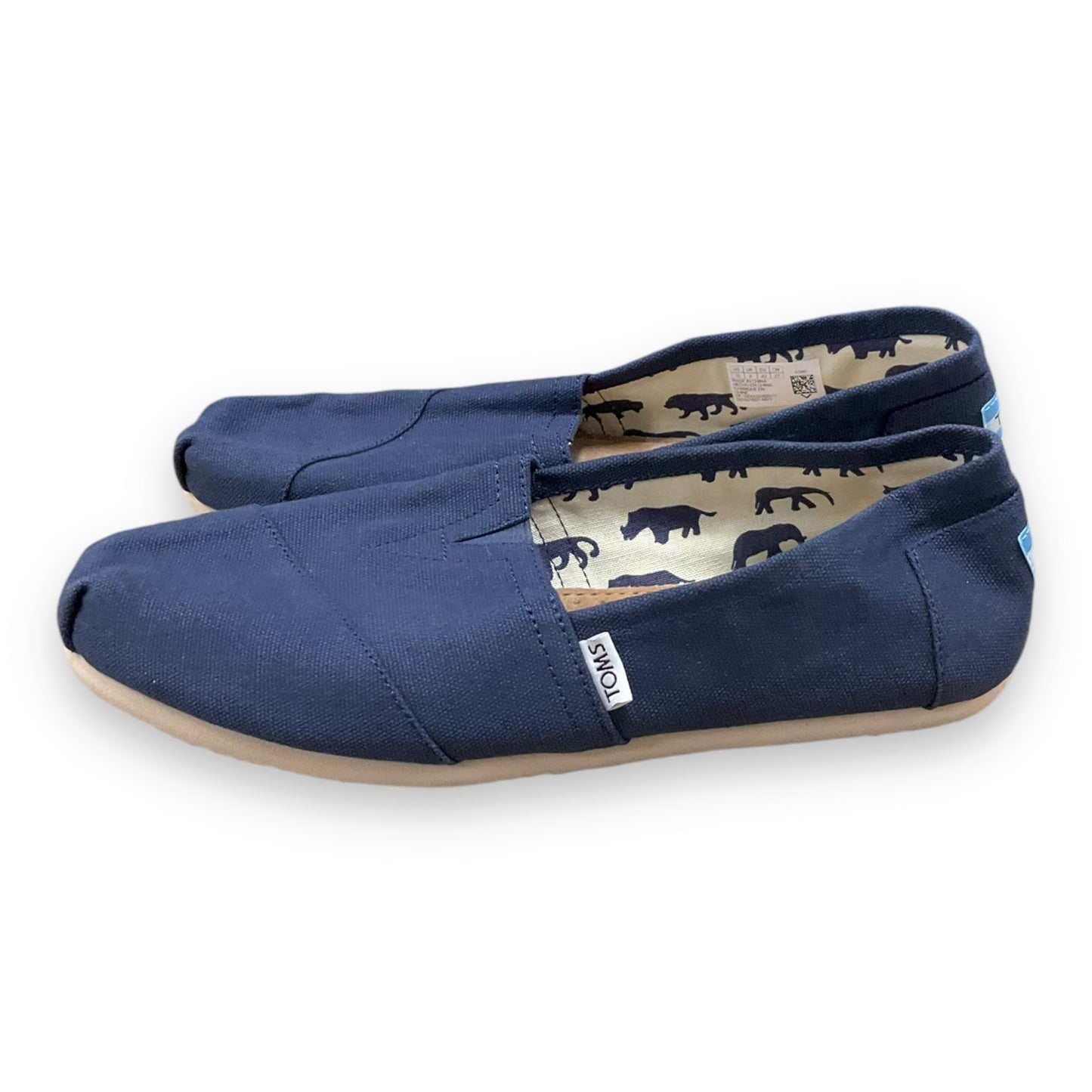 Shoes Flats By Toms In Blue, Size: 10