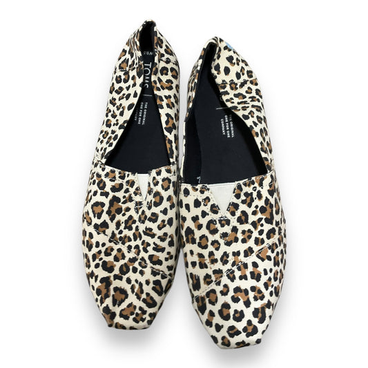 Shoes Flats By Toms In Animal Print, Size: 9.5