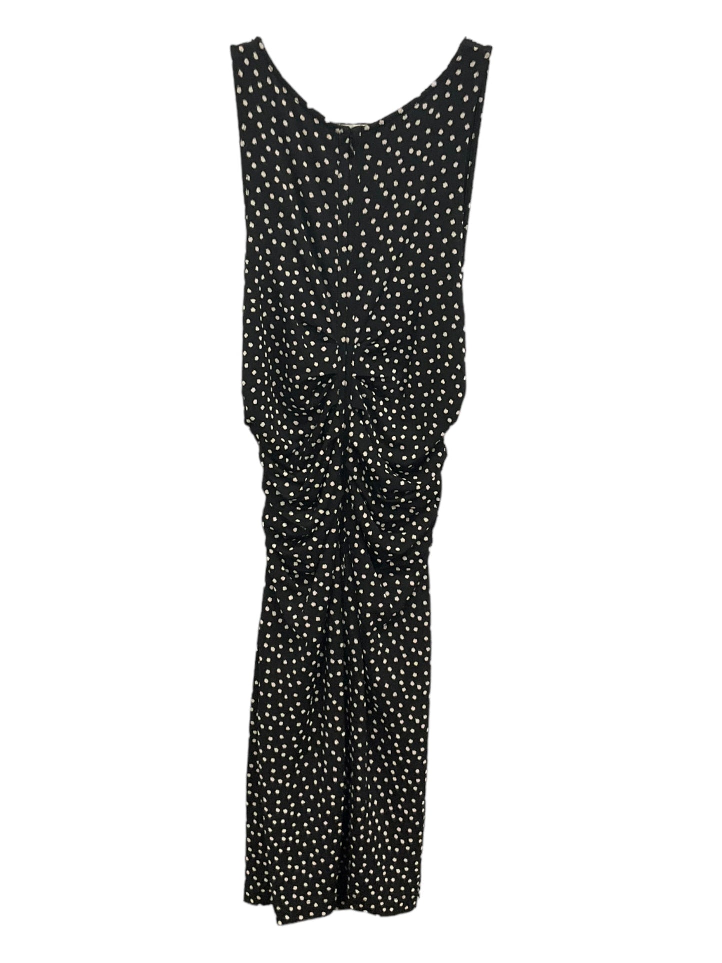 Dress Casual Midi By Ann Taylor In Polkadot Pattern, Size: Xs