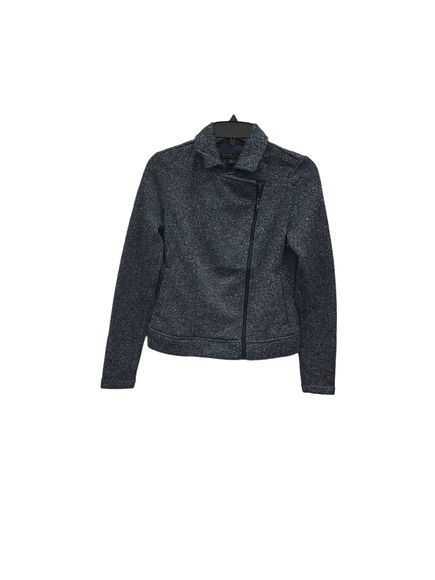 Jacket Moto By Banana Republic In Blue, Size: Xs