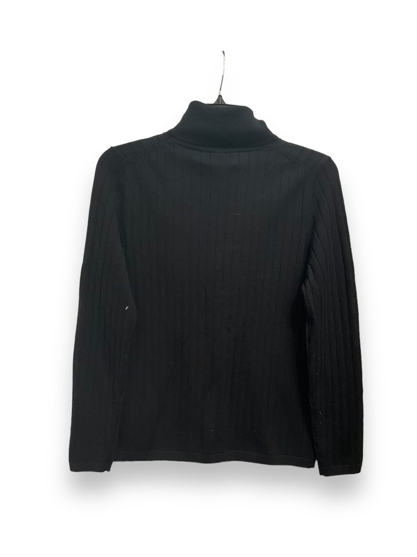 Top Long Sleeve By Banana Republic In Black, Size: L