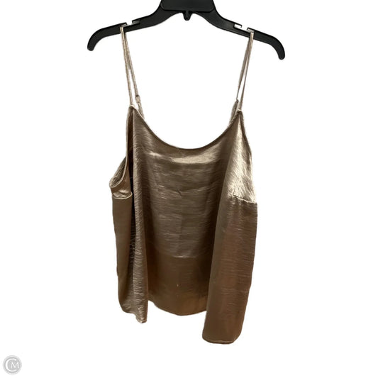 Top Sleeveless By Old Navy In Gold, Size: 2x