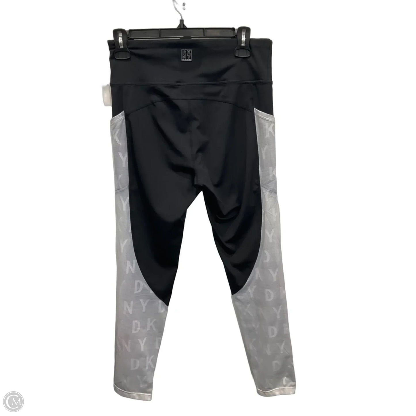 Athletic Leggings By Dkny In Black, Size: M
