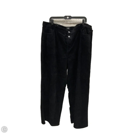 Pants Corduroy By Vero Moda In Black, Size: 20