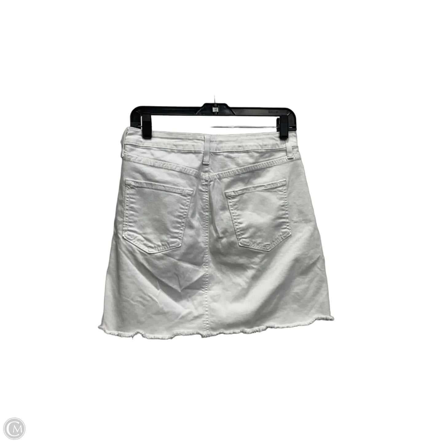 Skirt Mini & Short By Just Black In White Denim, Size: S