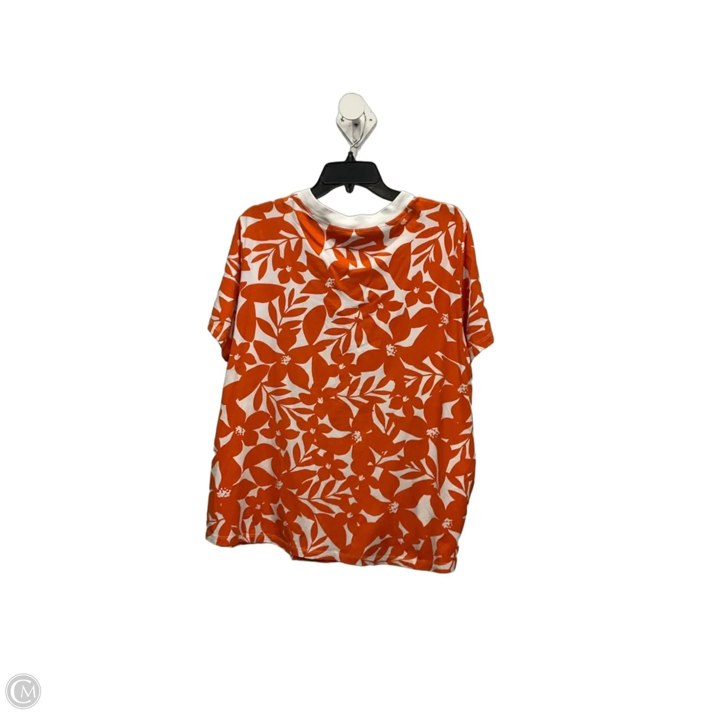Top Short Sleeve By Universal Standard In Orange, Size: M