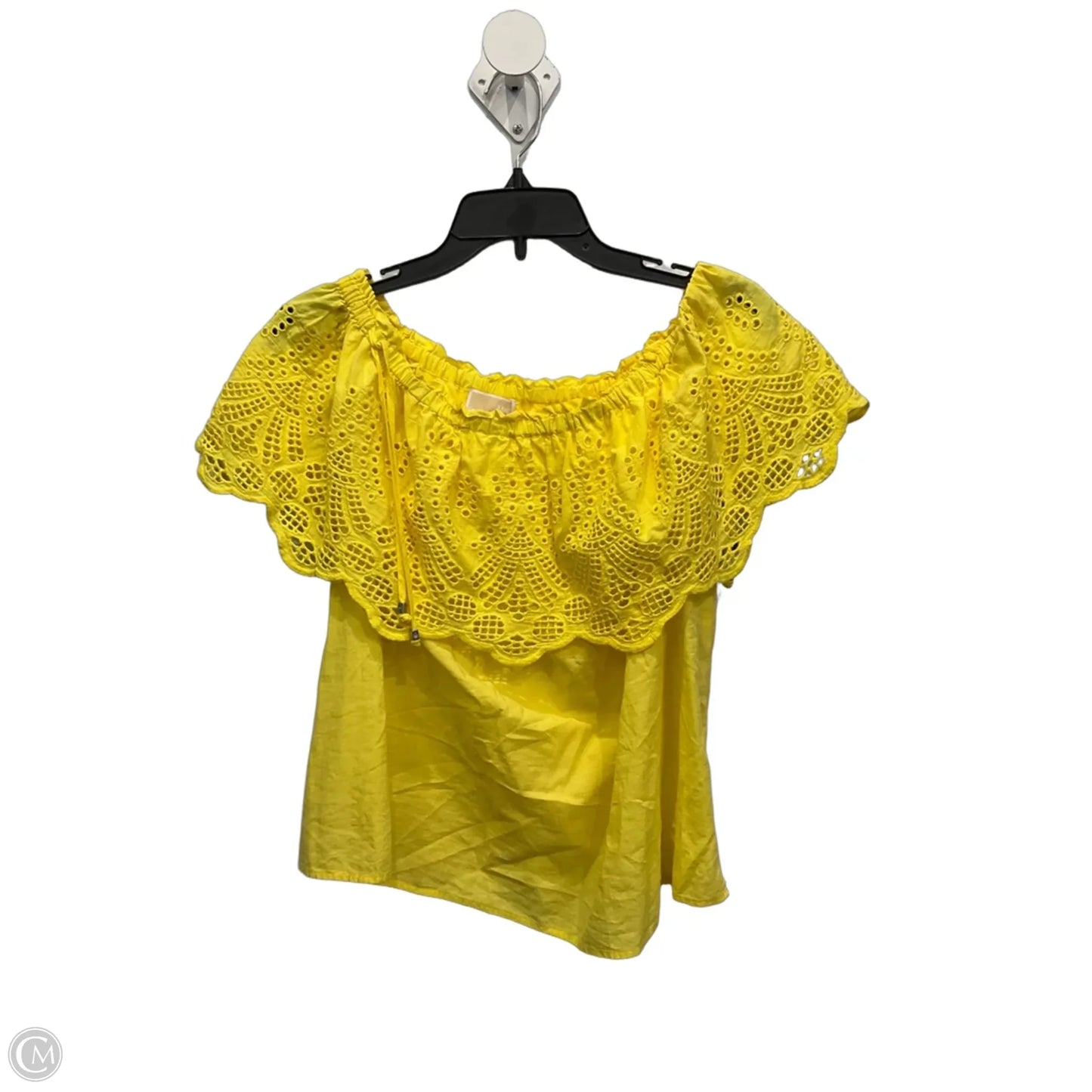 Top Sleeveless By Michael By Michael Kors In Yellow, Size: M