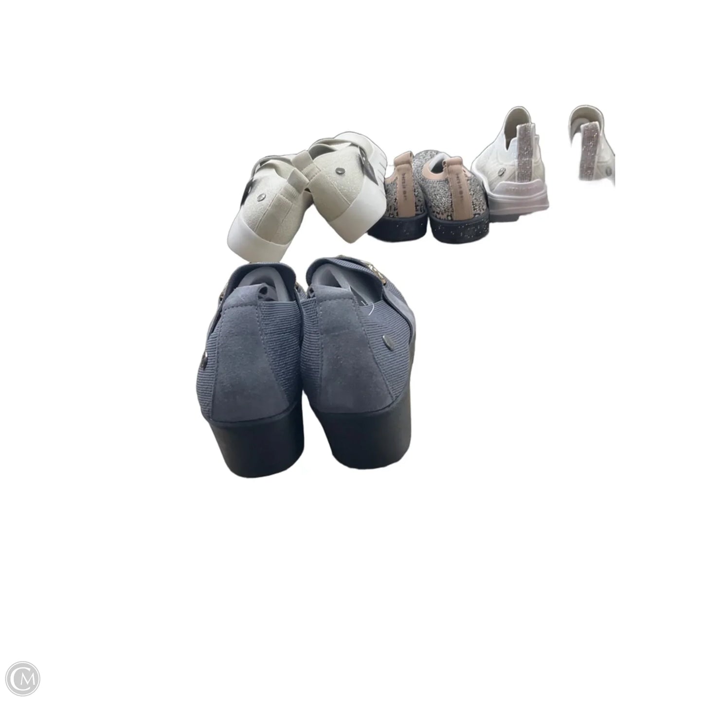 Shoes Flats By Bernie Mev In Grey, Size: 11