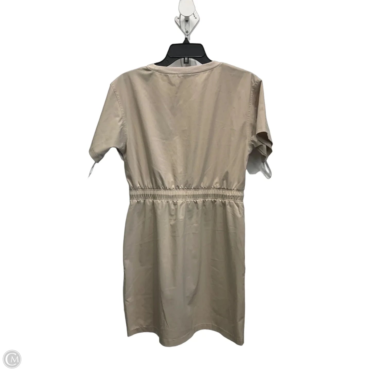 Dress Casual Short By Calvin Klein In Tan, Size: M