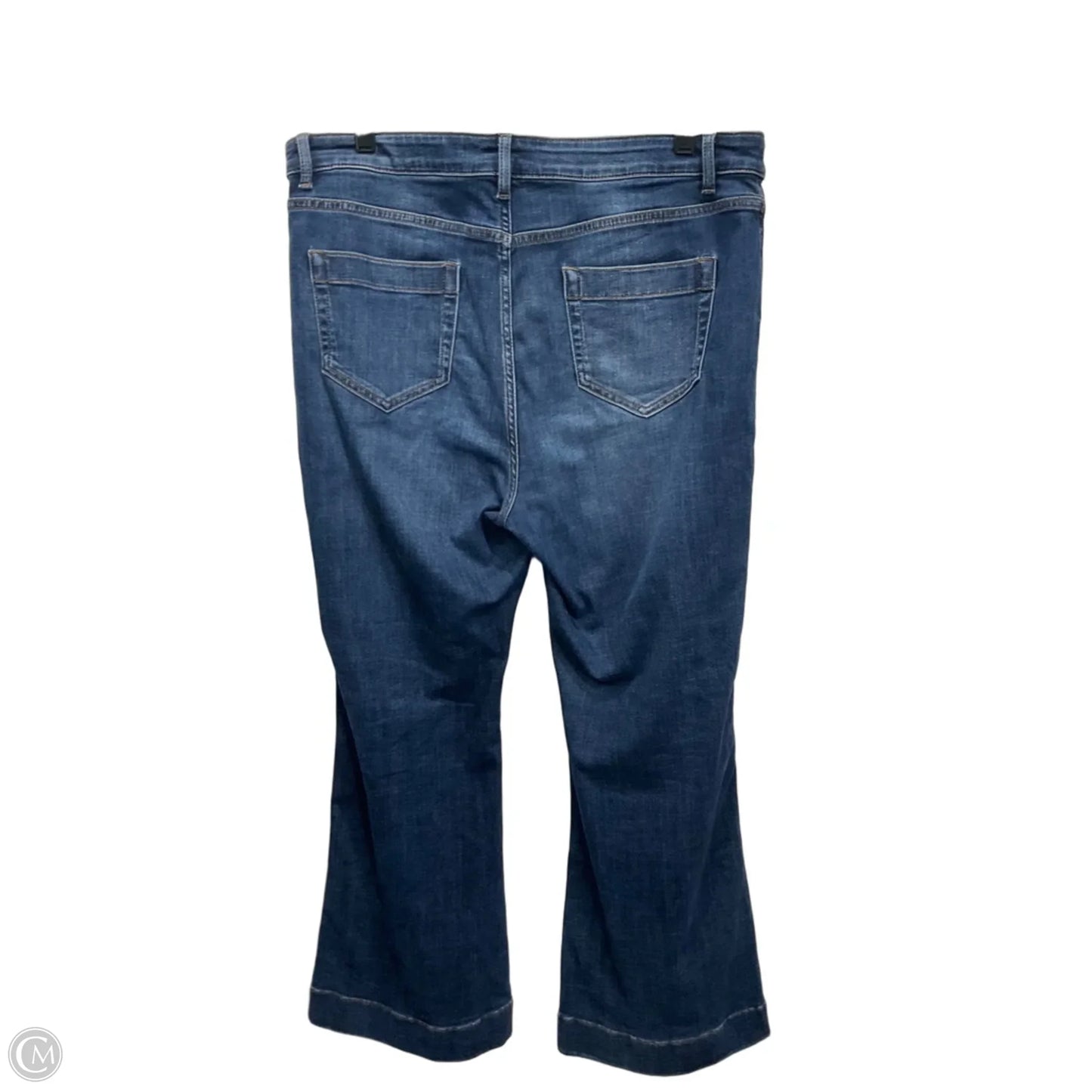 Jeans Flared By J. Jill In Blue Denim, Size: 14p