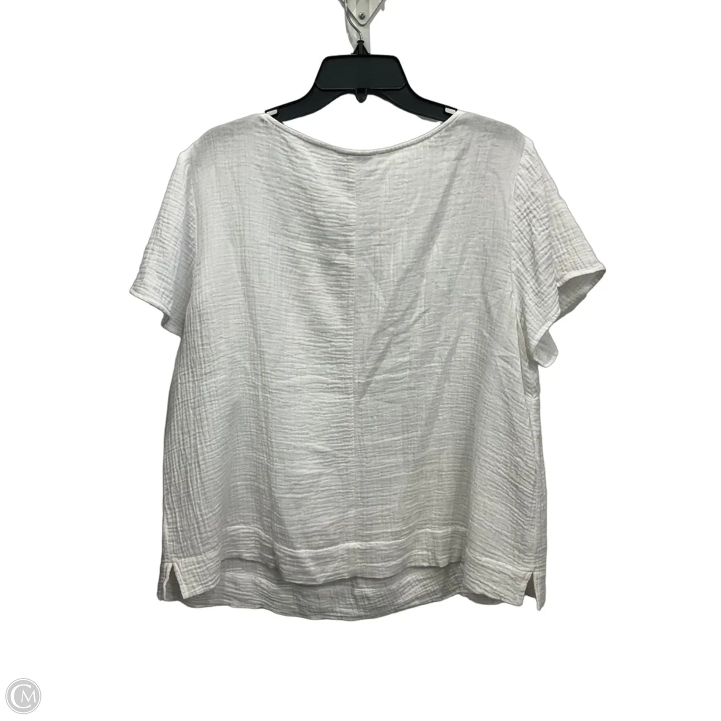 Top Short Sleeve By J. Jill In White, Size: Xl