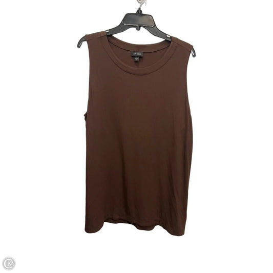 Top Sleeveless Basic By J. Jill In Brown, Size: Xl