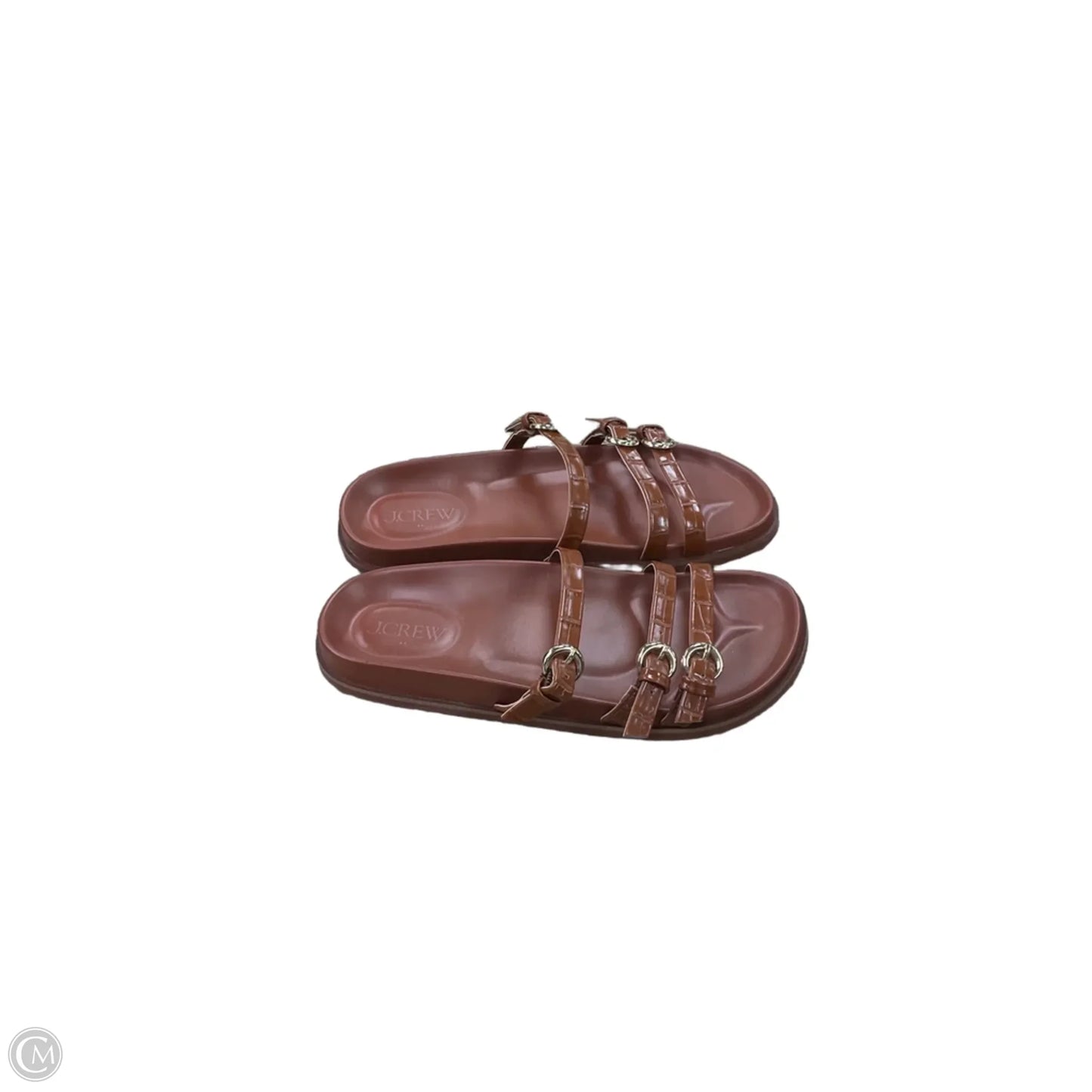 Sandals Flats By J. Crew In Brown, Size: 7