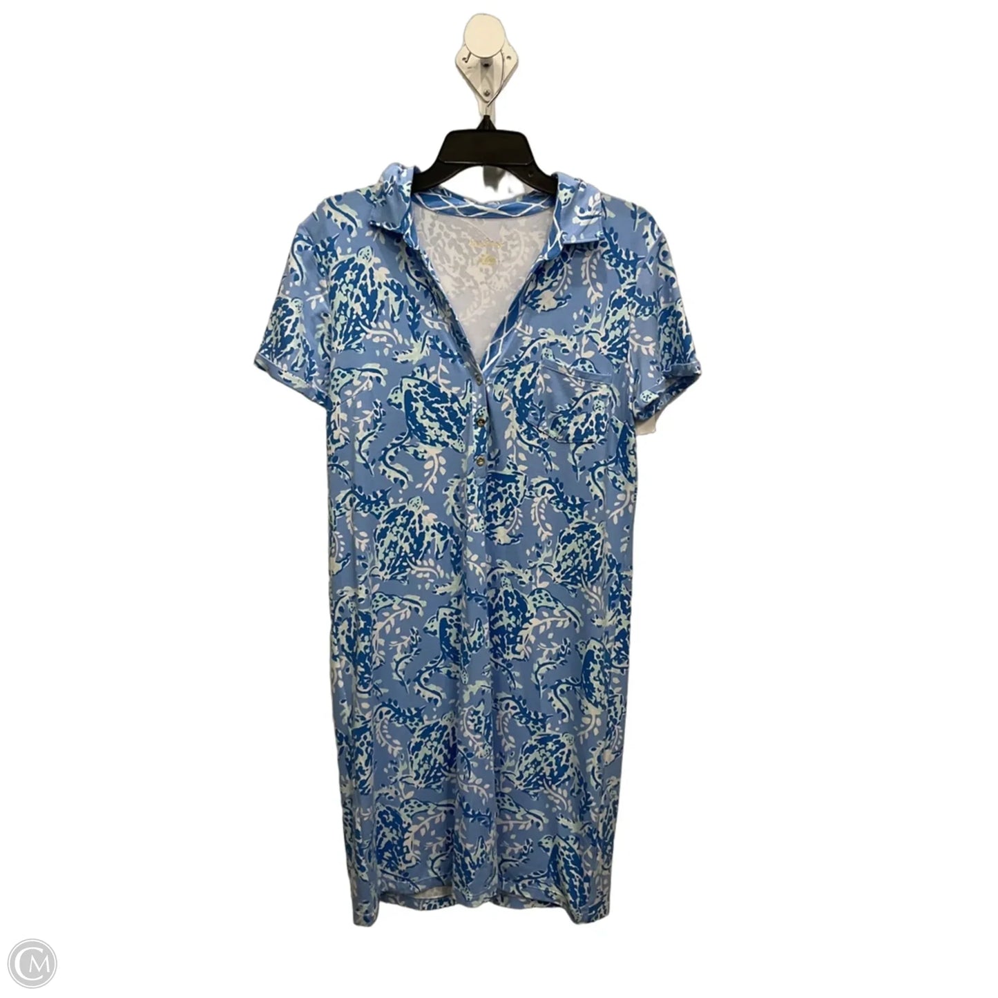 Dress Designer By Lilly Pulitzer In Blue, Size: M