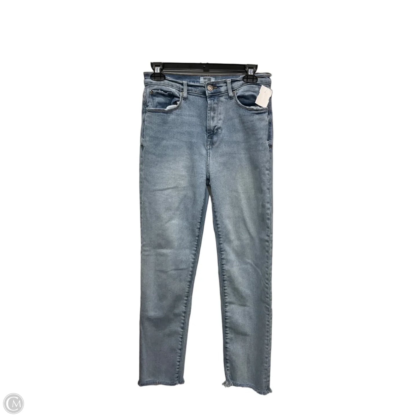 Jeans Straight By Kensie In Blue Denim, Size: 8