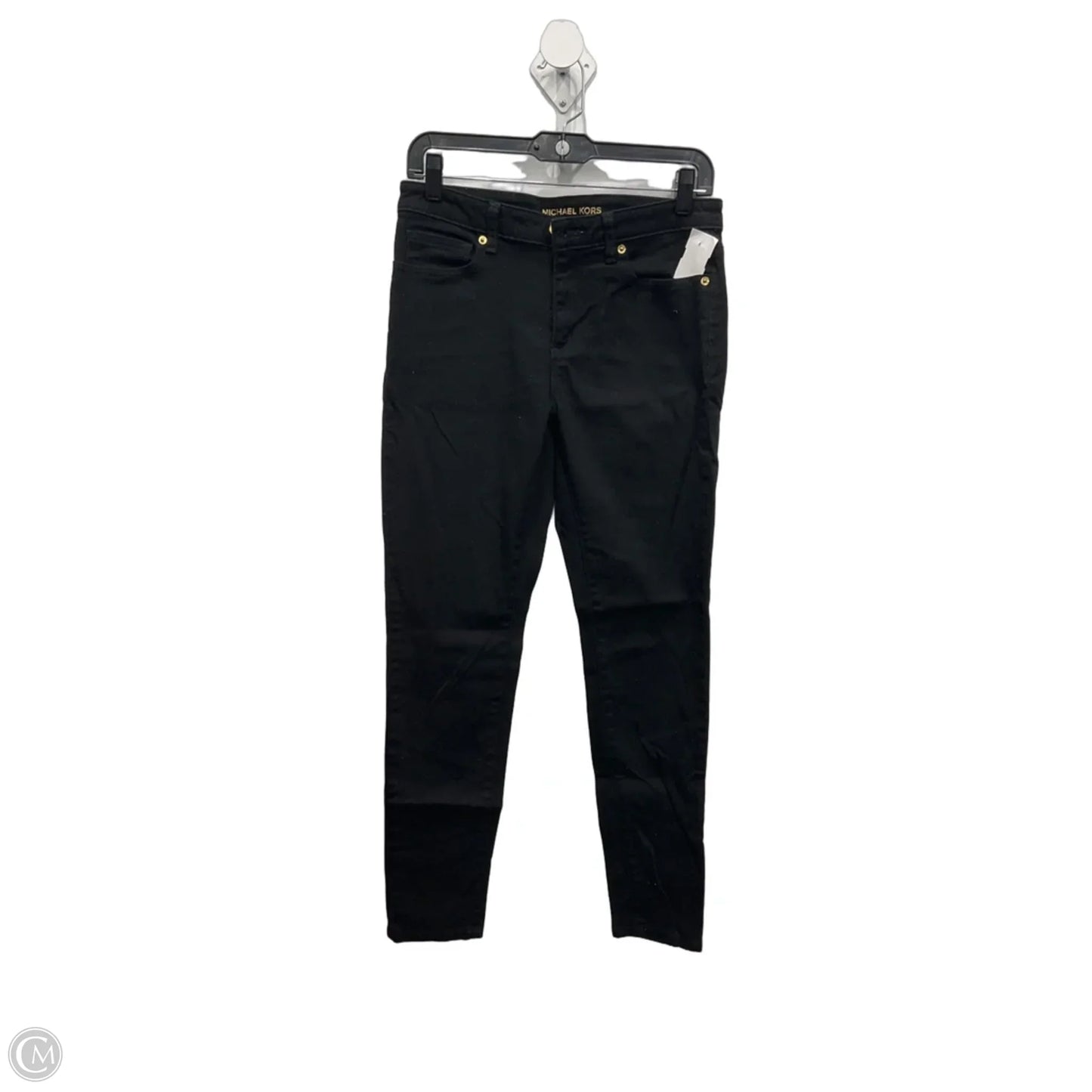 Jeans Designer By Michael Kors In Black Denim, Size: 8