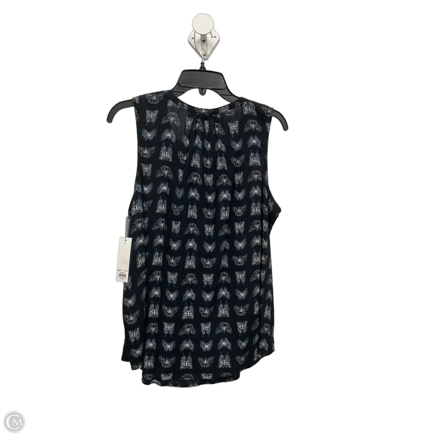Top Sleeveless By Sonoma In Navy, Size: L