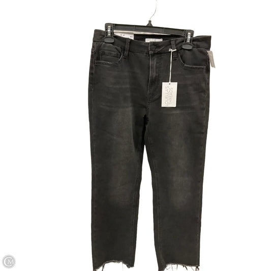 Jeans Flared By Vervet In Black Denim, Size: 10