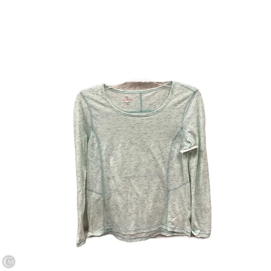 Top Long Sleeve Basic By Talbots In Aqua, Size: S