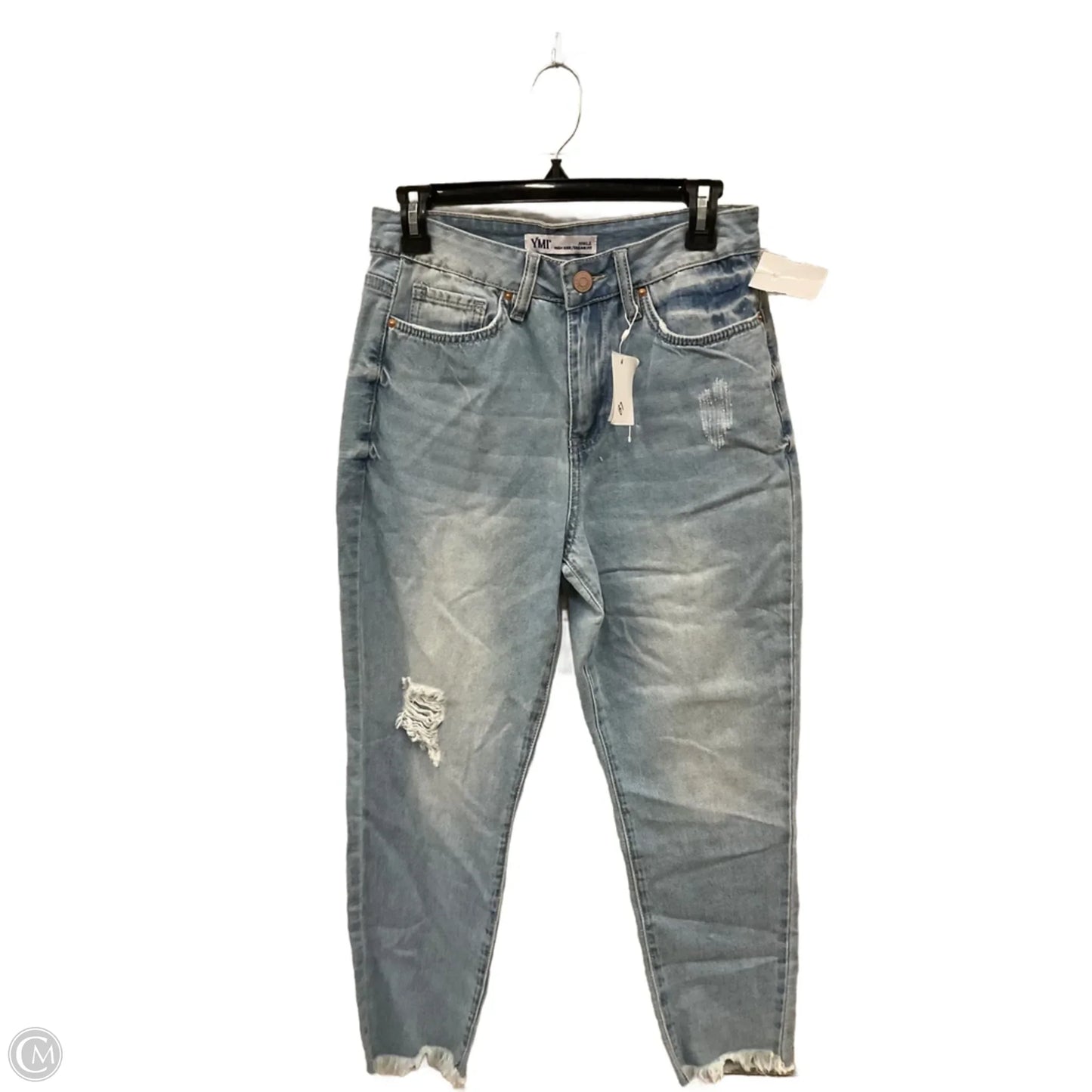 Jeans Straight By Ymi In Blue Denim, Size: 2