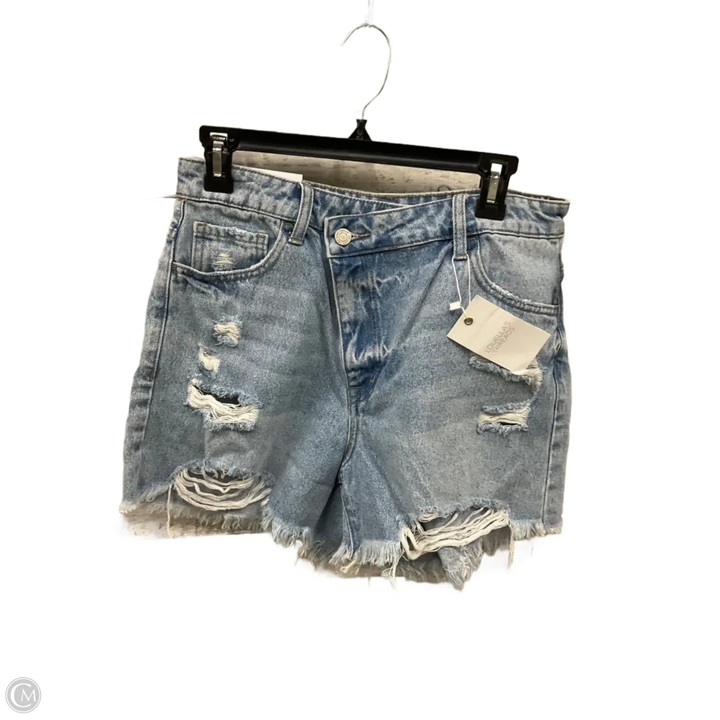 Shorts By Vervet In Blue Denim, Size: L