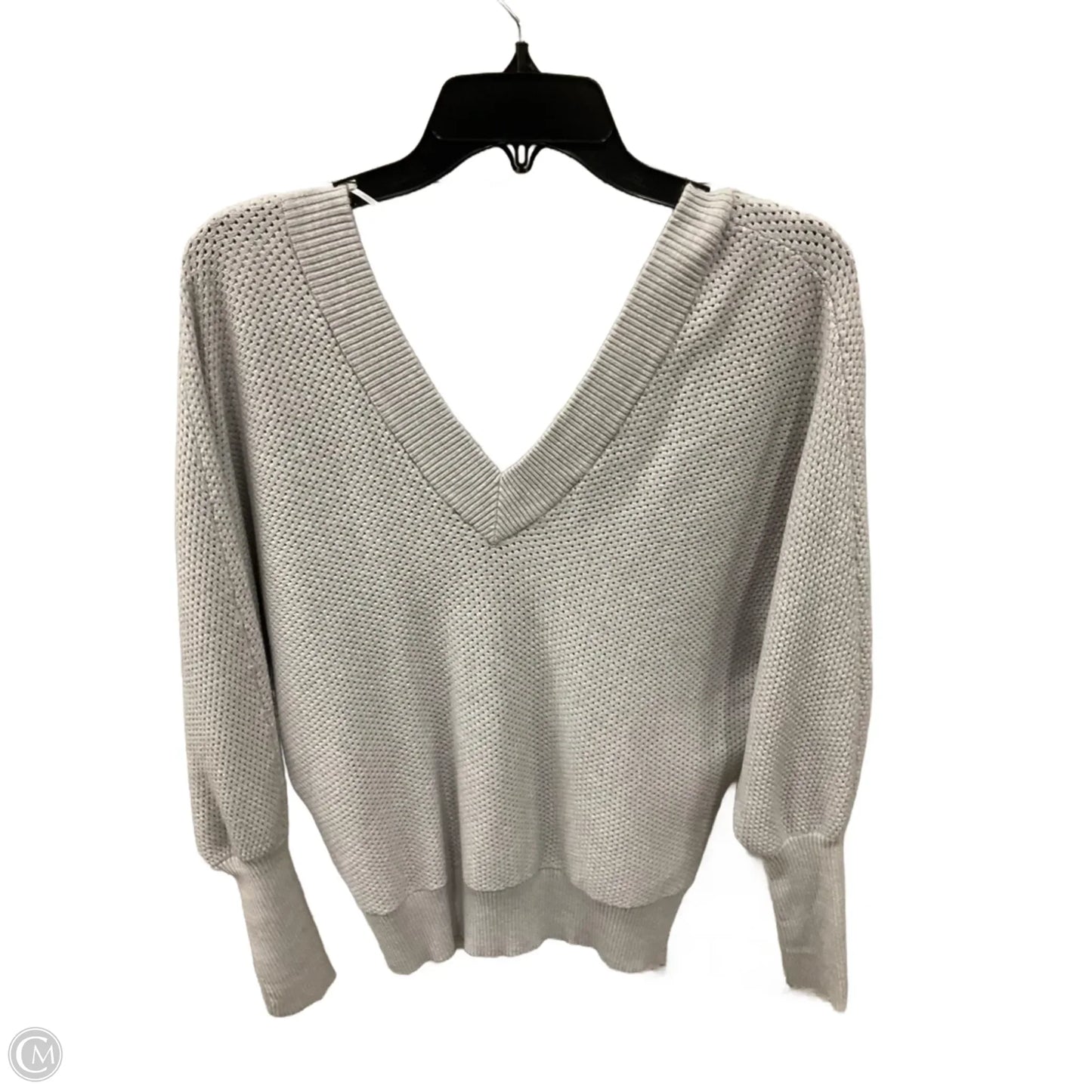 Top Long Sleeve By Express In Grey, Size: Xs