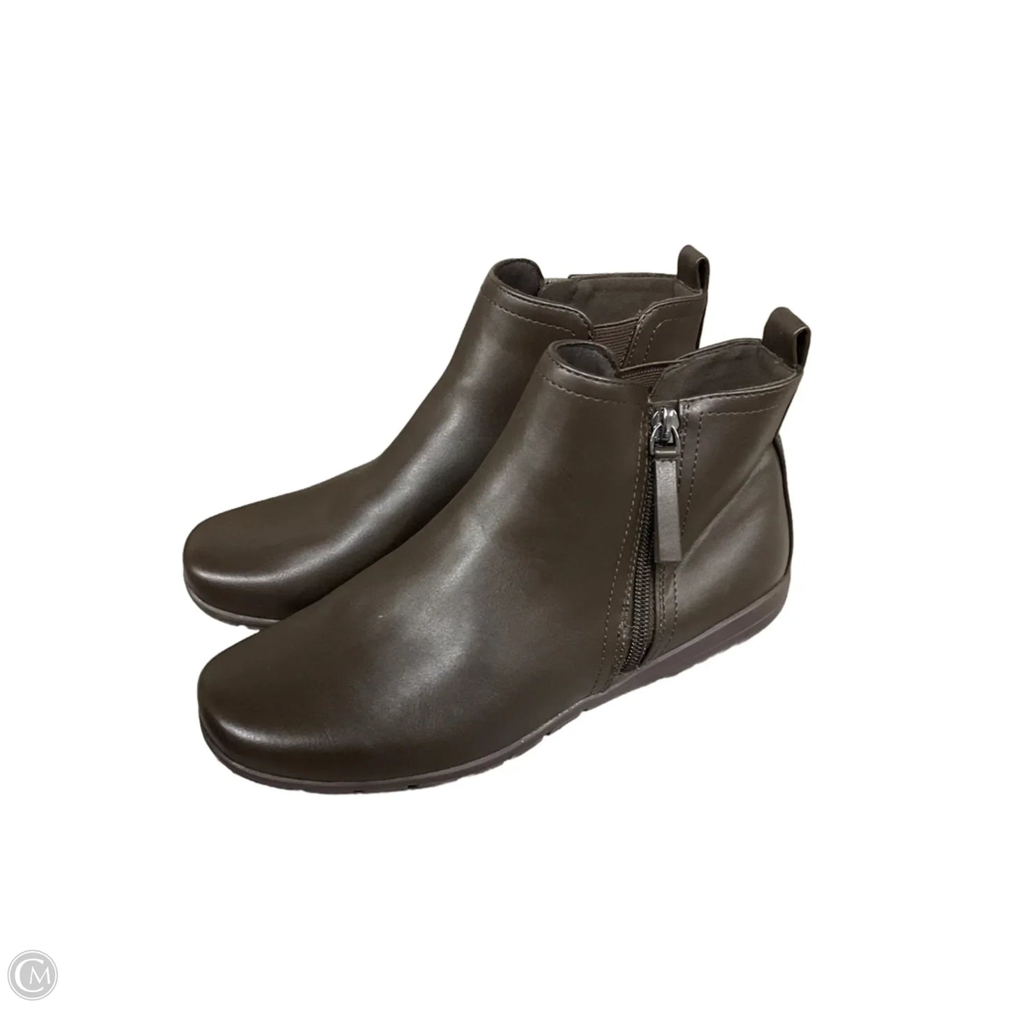 Boots Ankle Flats By Easy Spirit In Brown, Size: 7