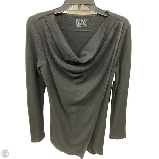 Top Long Sleeve By Marc New York In Black, Size: L