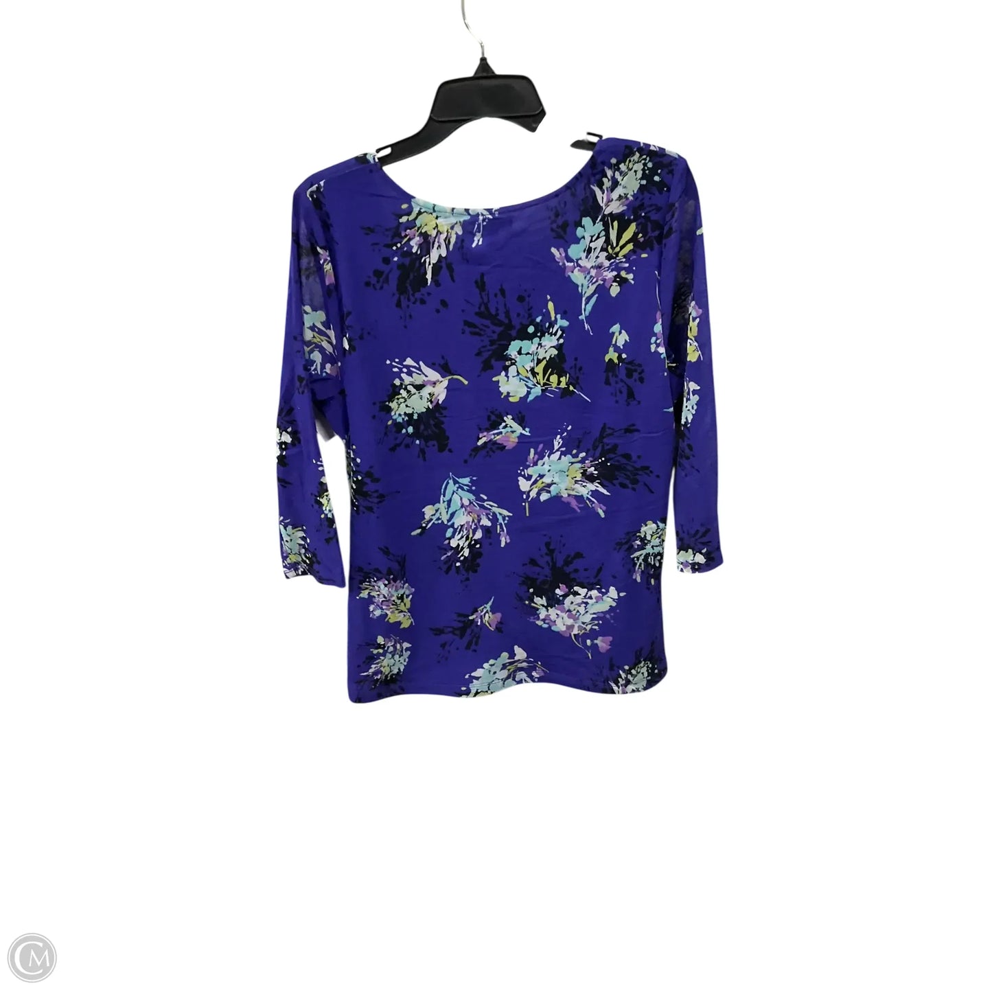 Top Long Sleeve By Apt 9 In Purple, Size: Xl