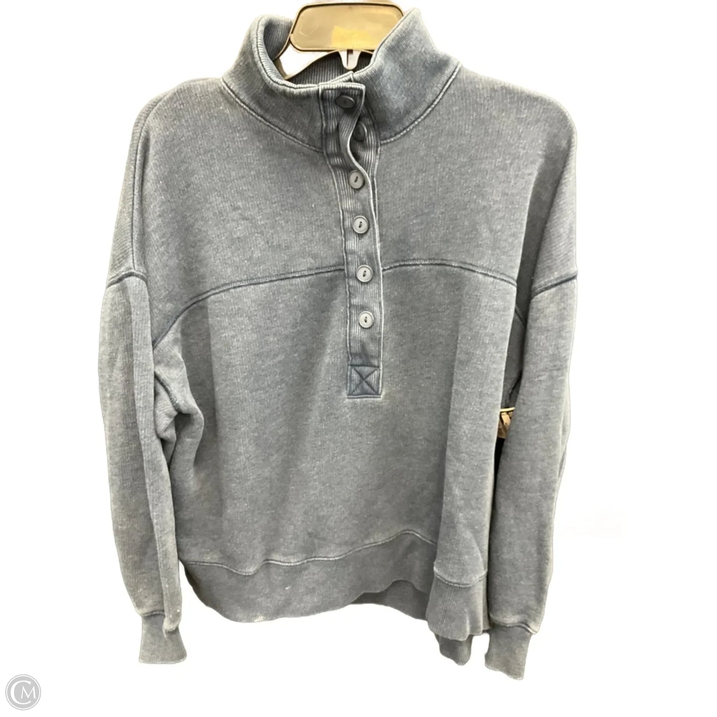 Sweatshirt Collar By American Eagle In Black, Size: Xxs