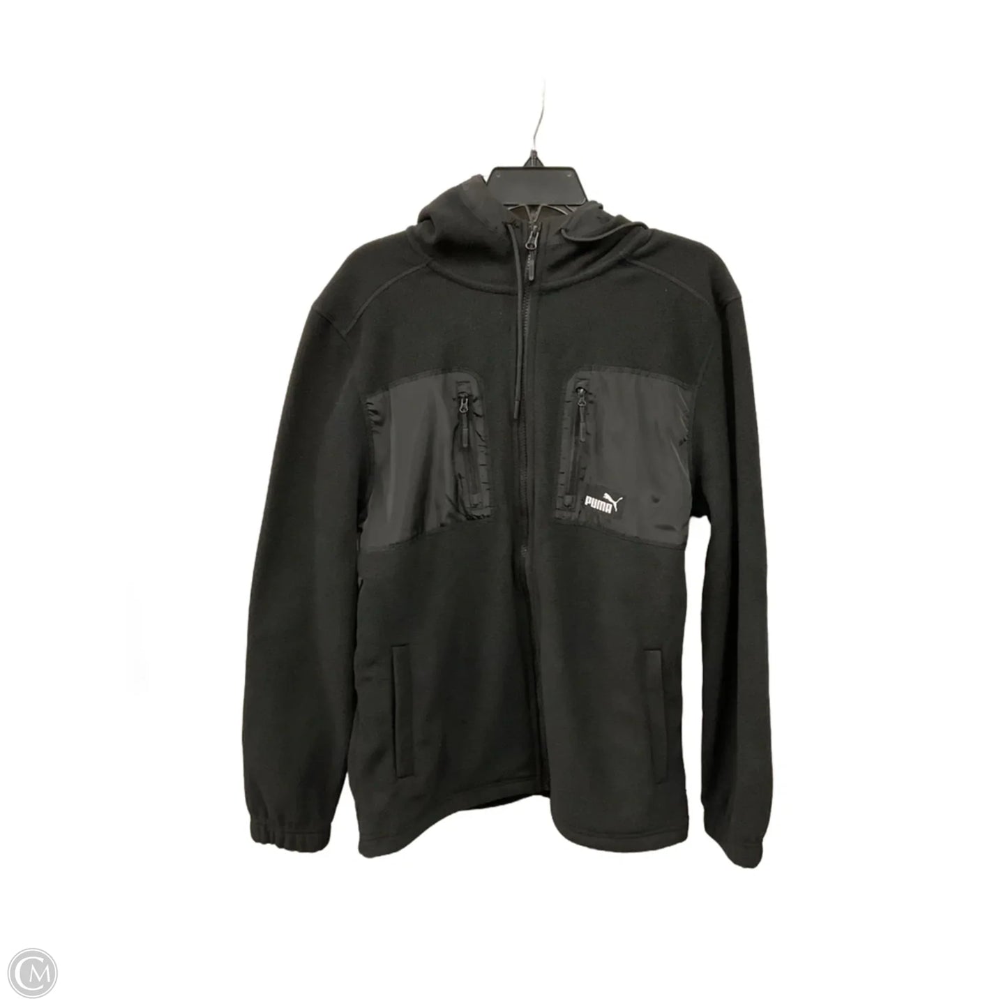 Jacket Fleece By Puma In Black, Size: M
