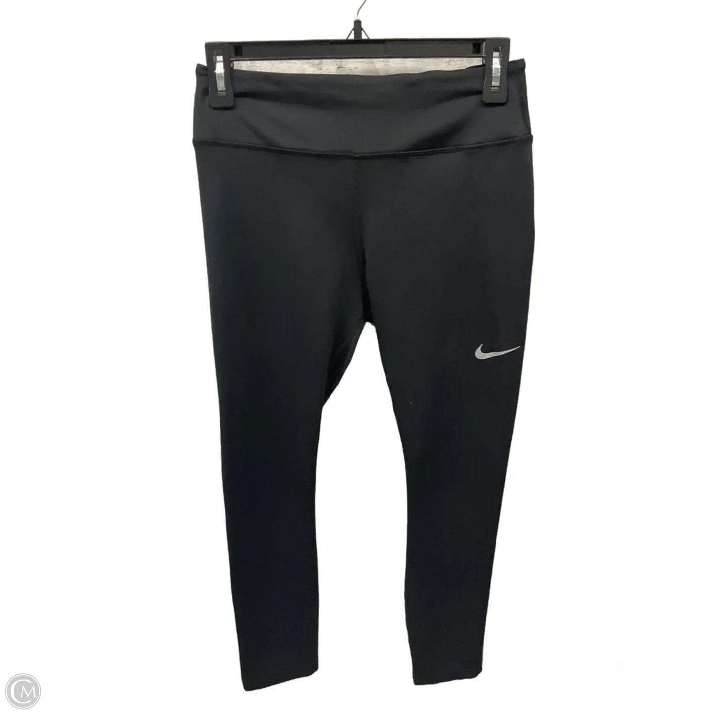 Athletic Leggings By Nike Apparel In Black, Size: M