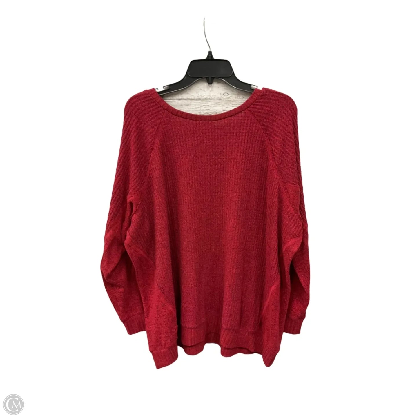Top Long Sleeve Basic By Torrid In Red, Size: 3x
